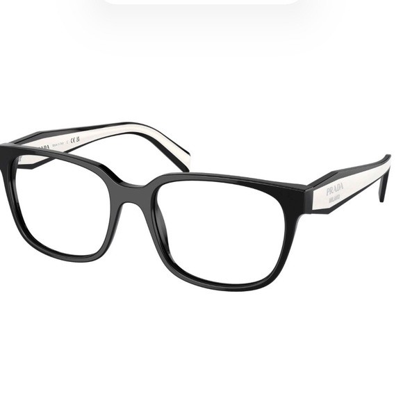 Prada Black Eyeglass Frames - Picture 3 of 7